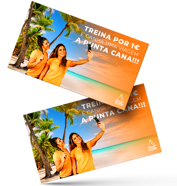 Treina por 1€ + Viagem a Punta Cana!!